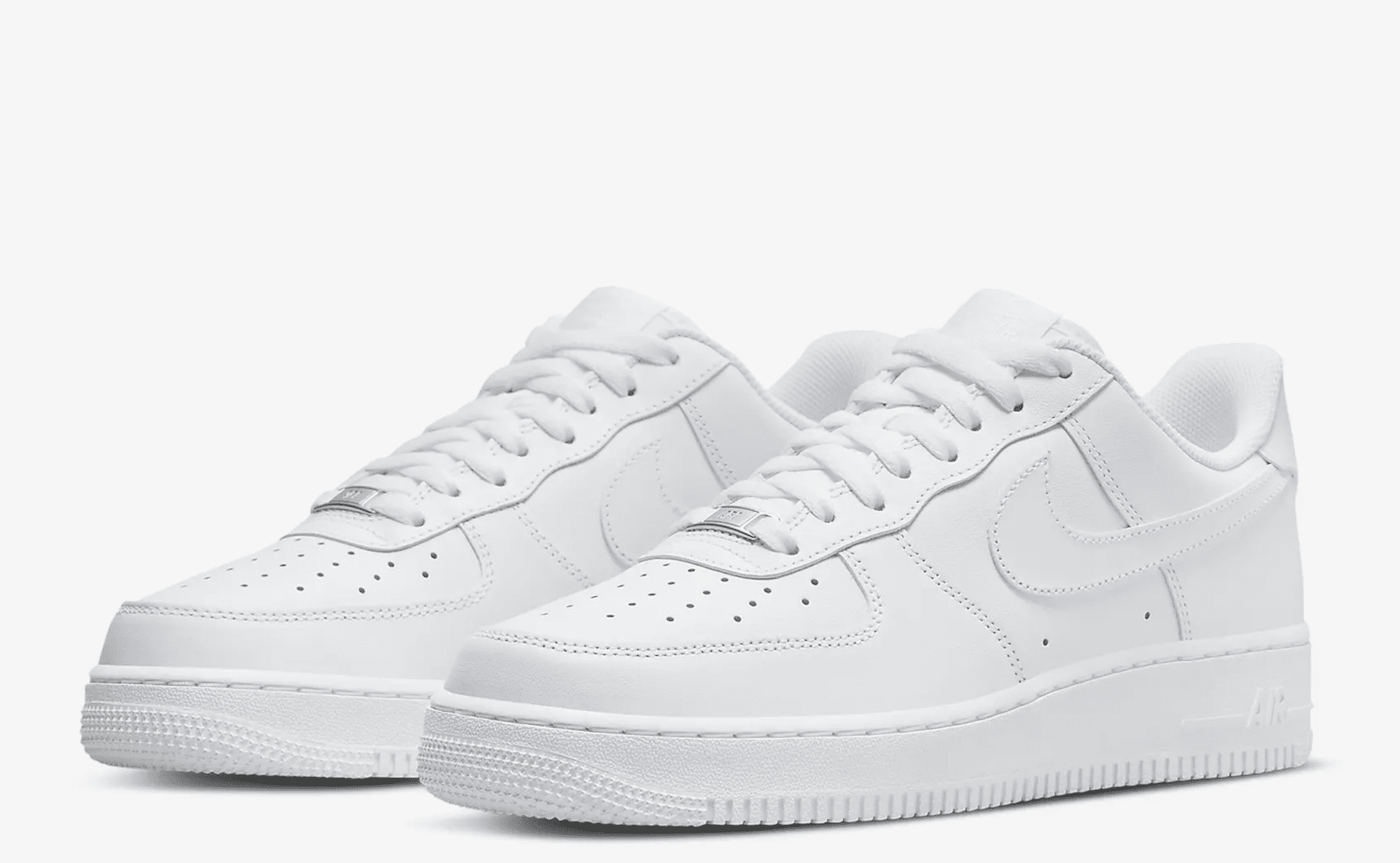 NIKE Air Force 1 純白低筒鞋款
